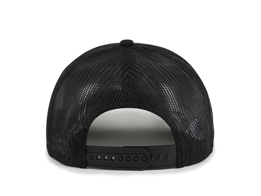 47Brand Anaheim Ducks Black Trucker Hitch Snapback Cap