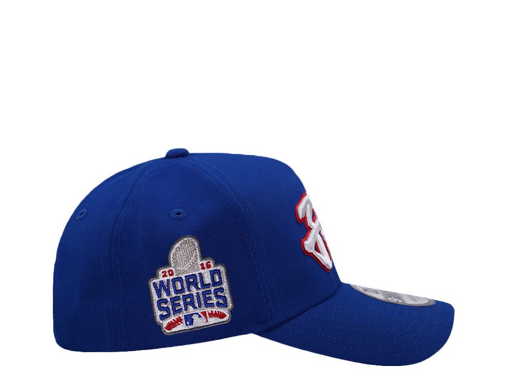 New Era Chicago Cubs World Series 2016 Kanji Royal Blue Prime Edition 9Forty A Frame Snapback Cap