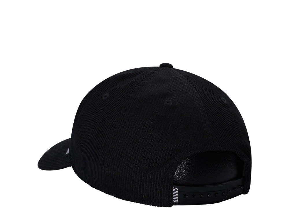 Djinns Cord Mountains Black TrueFit Snapback Cap