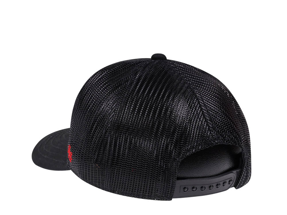 American Needle Vancouver Canucks Black Trucker Snapback Cap