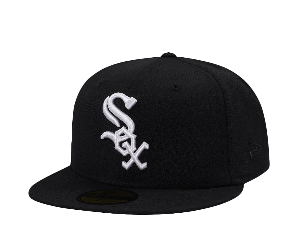 New Era Chicago White Sox Black Prime Wool Edition 59Fifty Fitted Cap