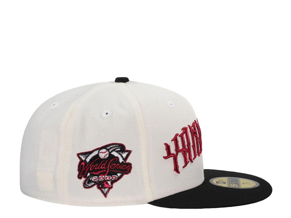 New Era New York Yankees World Series 2000 Script Chrome Two Tone Edition 59Fifty Fitted Cap