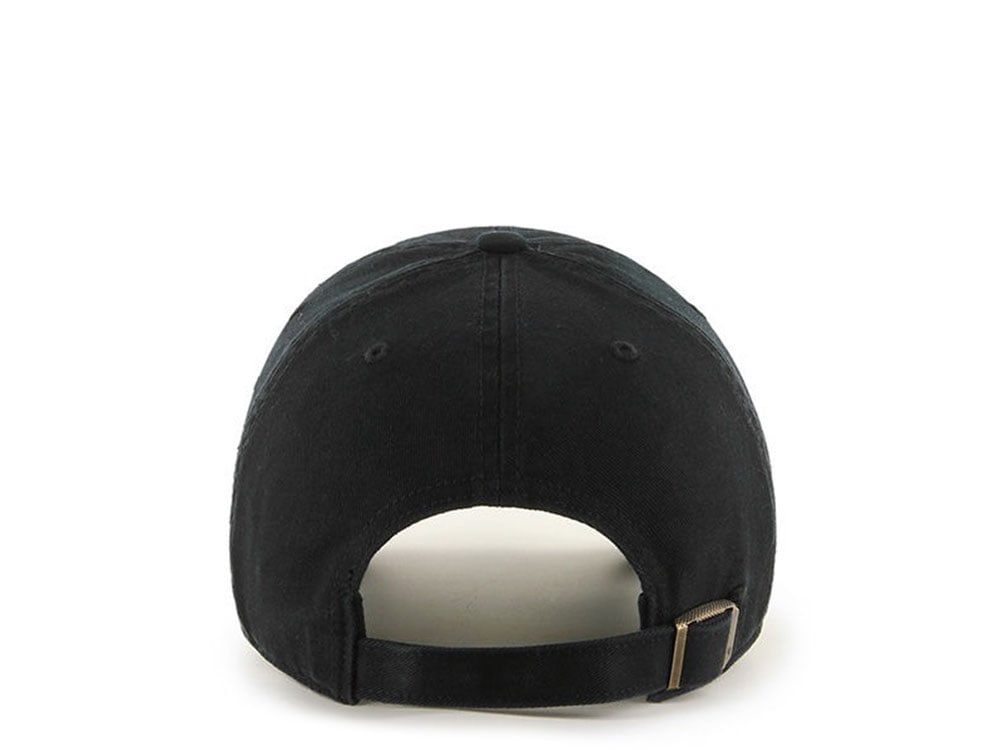 47Brand Chicago White Sox Black on Black Clean up Strapback Cap