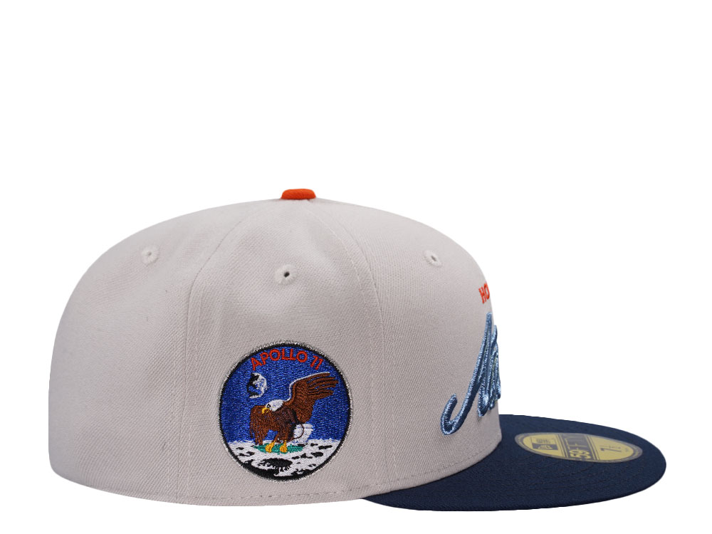 New Era Houston Astros Apollo 11 Metallic Stone Two Tone Edition 59Fifty Fitted Cap