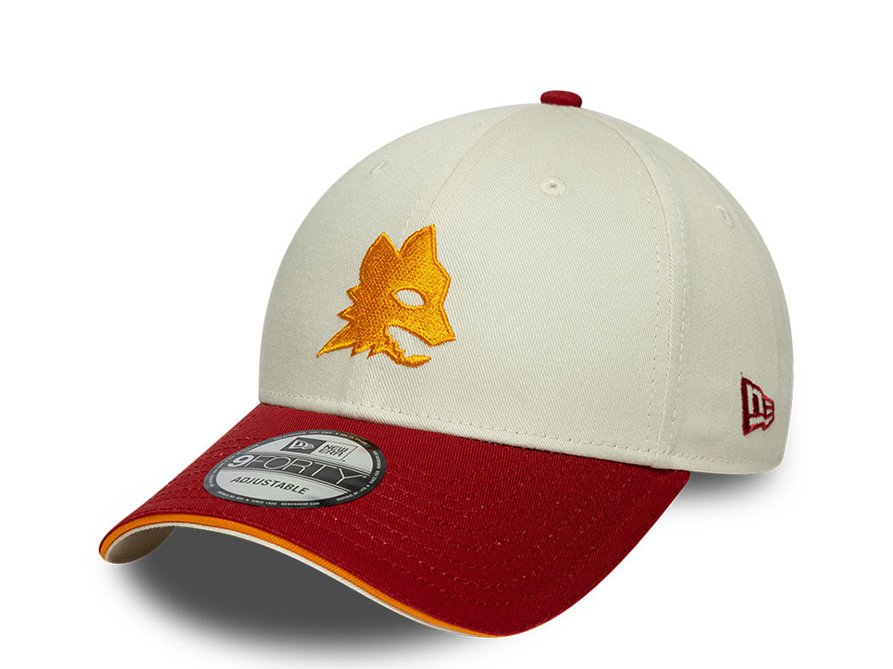 New Era AS Roma White Two Tone 9Forty Strapback Cap