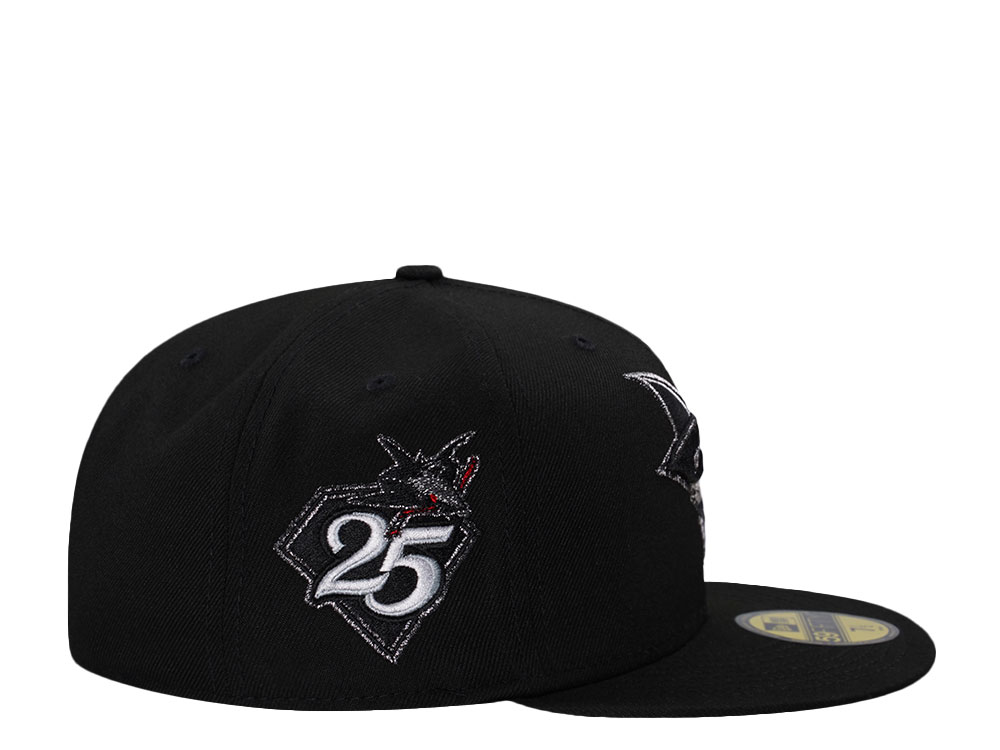 New Era San Jose Shark 25th Anniversary Black Metallic Prime Edition 59Fifty Fitted Cap