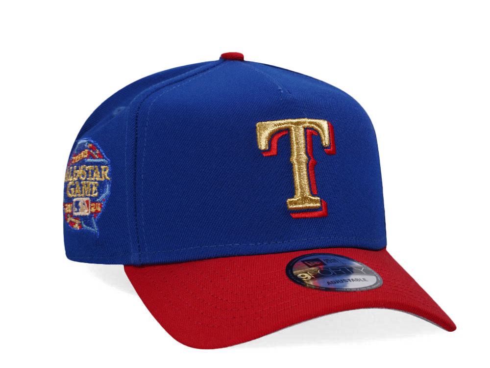 New Era Texas Rangers All Star Game 2024 Gold Two Tone Edition 9Forty A Frame Snapback Cap