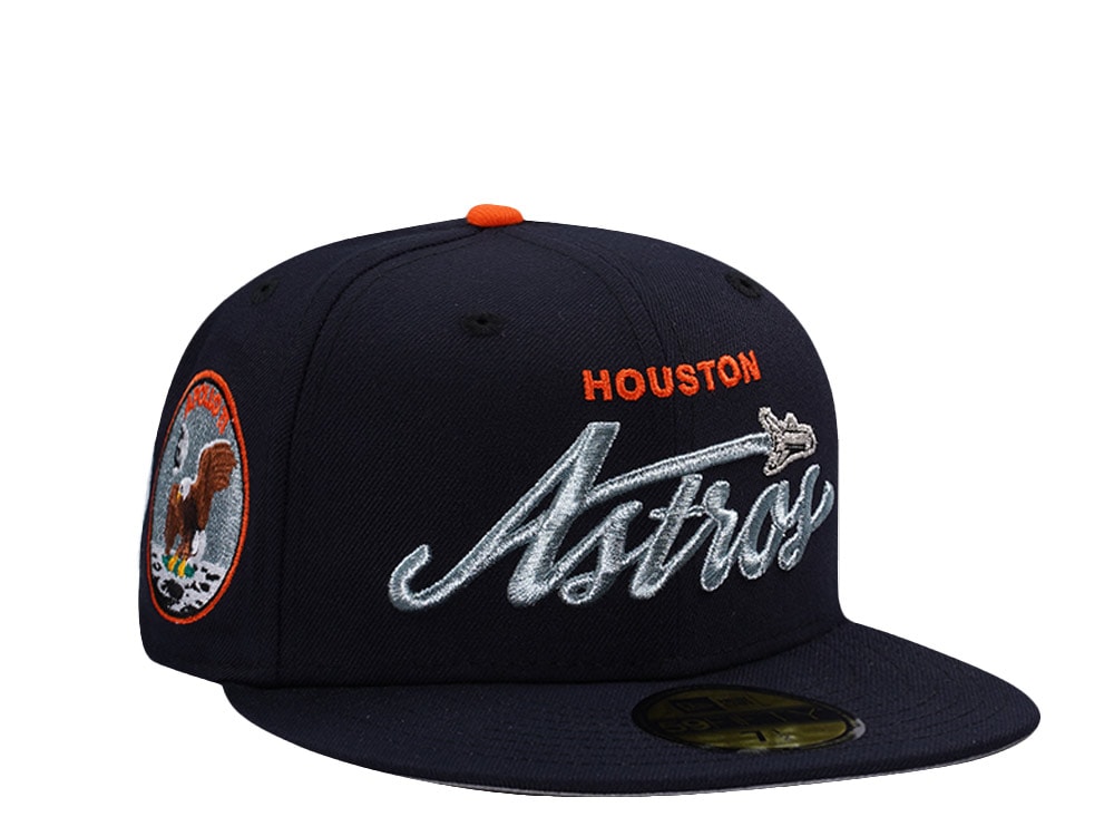 New Era Houston Astros Apollo 11 Metallic Navy Prime Edition 59Fifty Fitted Cap
