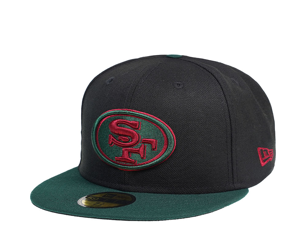 NEW ERA SAN FRANCISCO 49ERS DARK GREEN 59FIFTY FITTED CAP