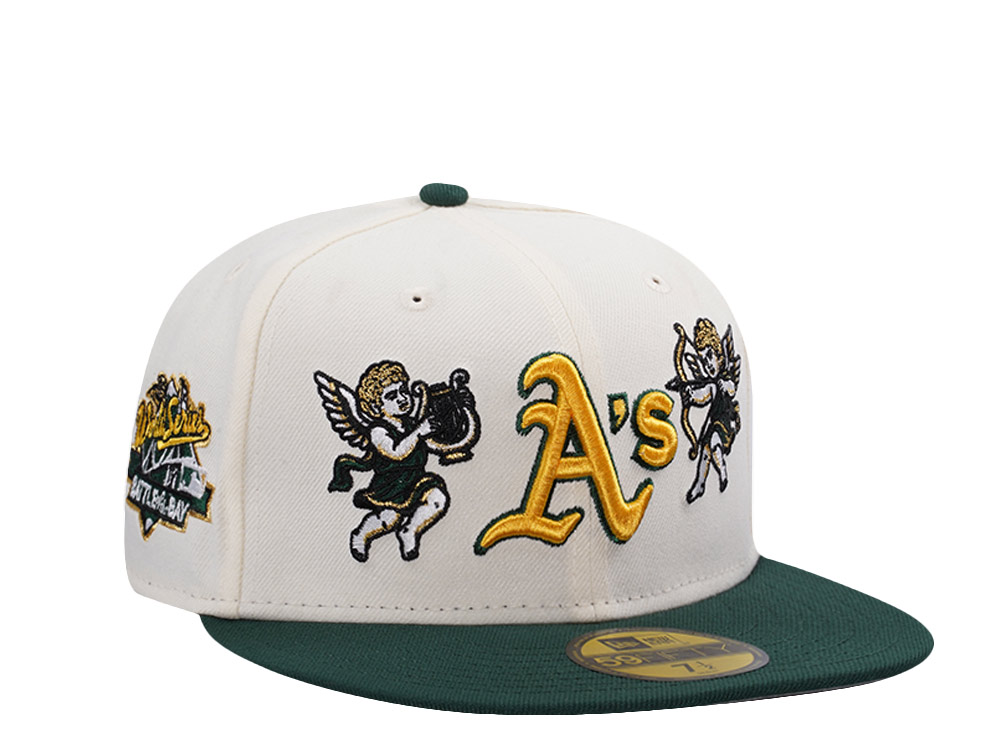 New Era Oakland Athletics World Series 1989 Cupid Chrome Two Tone Edition 59Fifty Fitted Cap