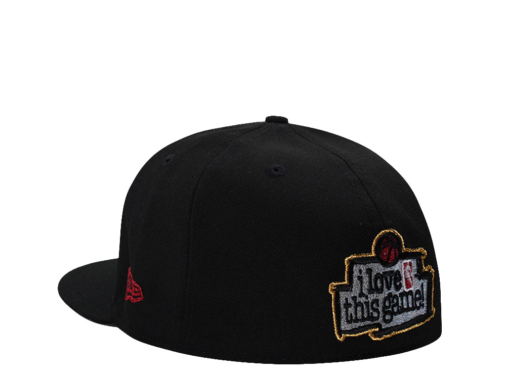 New Era Houston Rockets I Love This Game Metallic Black Prime Edition 59Fifty Fitted Cap
