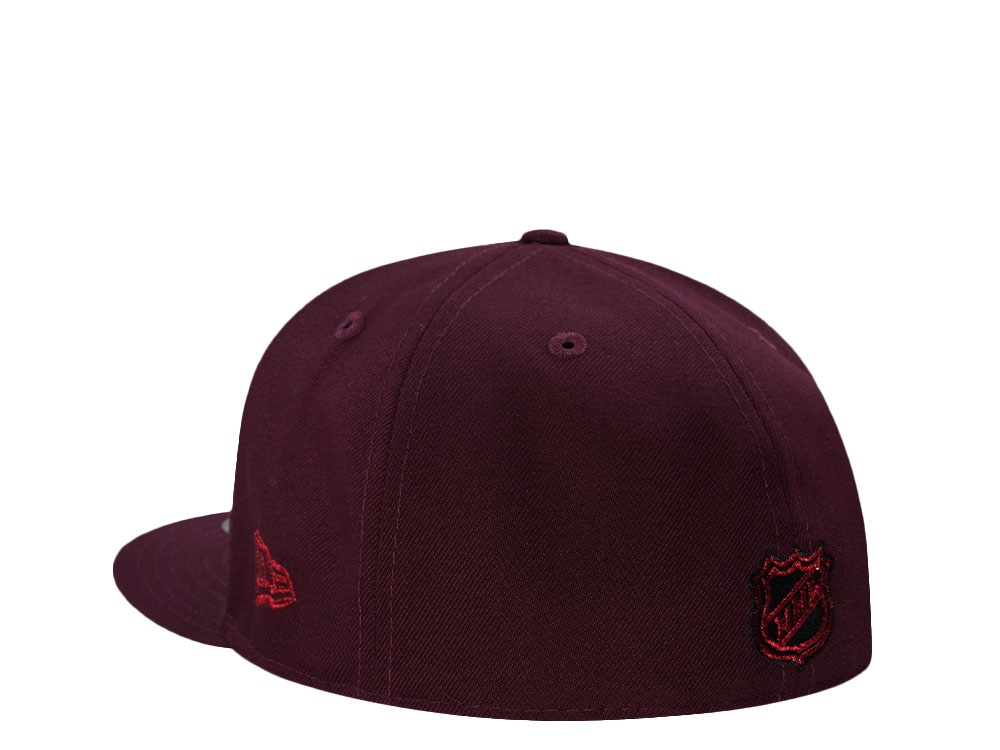 New Era Carolina Hurricanes 25th Anniversary Maroon Prime Edition 59Fifty Fitted Cap
