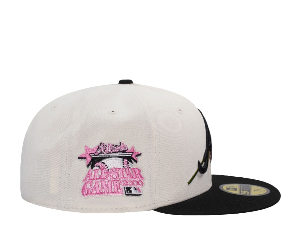 New Era Atlanta Braves All Star Game 2000 Chrome Rose Two Tone Edition 59Fifty Fitted Cap