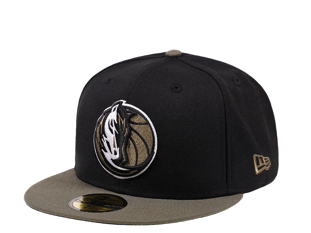 New Era Dallas Mavericks Two Tone Olive Edition 59Fifty Fitted Cap