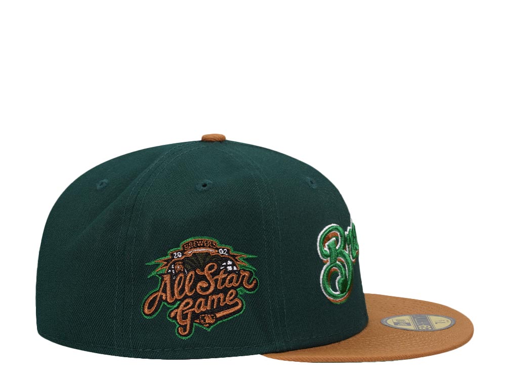 New Era Milwaukee Brewers All Star Game 2002 Pale Ale Two Tone Edition 59Fifty Fitted Cap