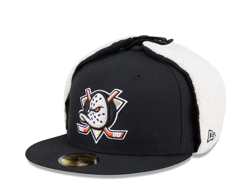 New Era Anaheim Ducks Classic Black 59Fifty Dogear Fitted Cap