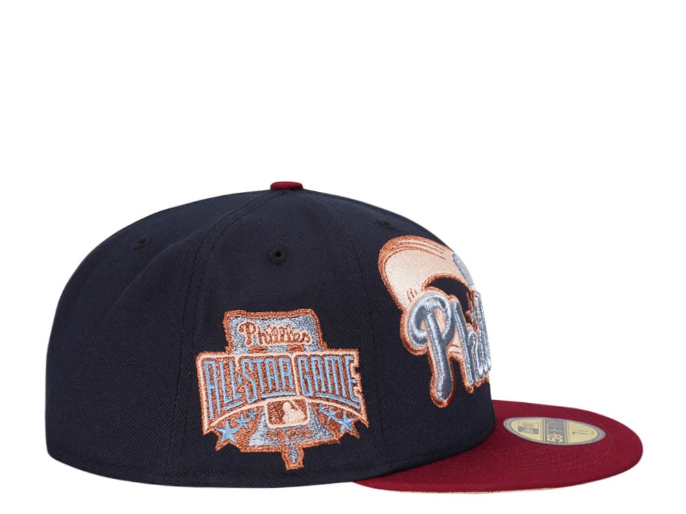 New Era Philadephia Phillies All Star Game 1996 Heavy Metallic Two Tone Edition 59Fifty Fitted Cap