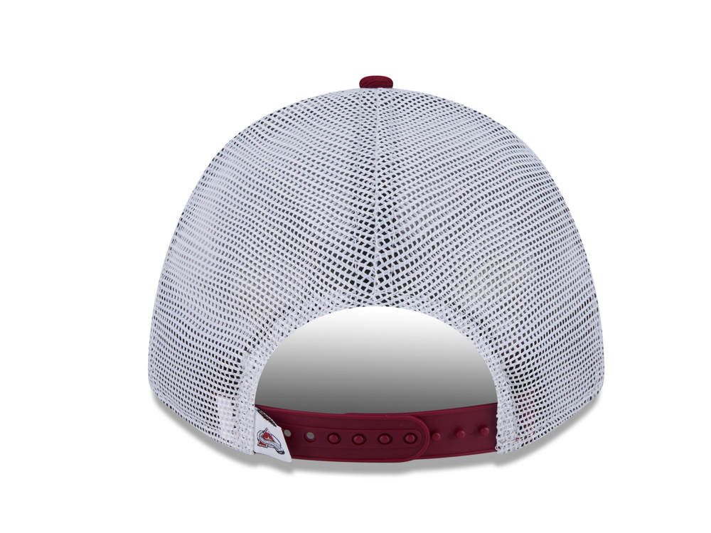 New Era Colorado Avalanche Official Team Color Edition 9Forty M Crown A Frame Trucker Snapback Cap
