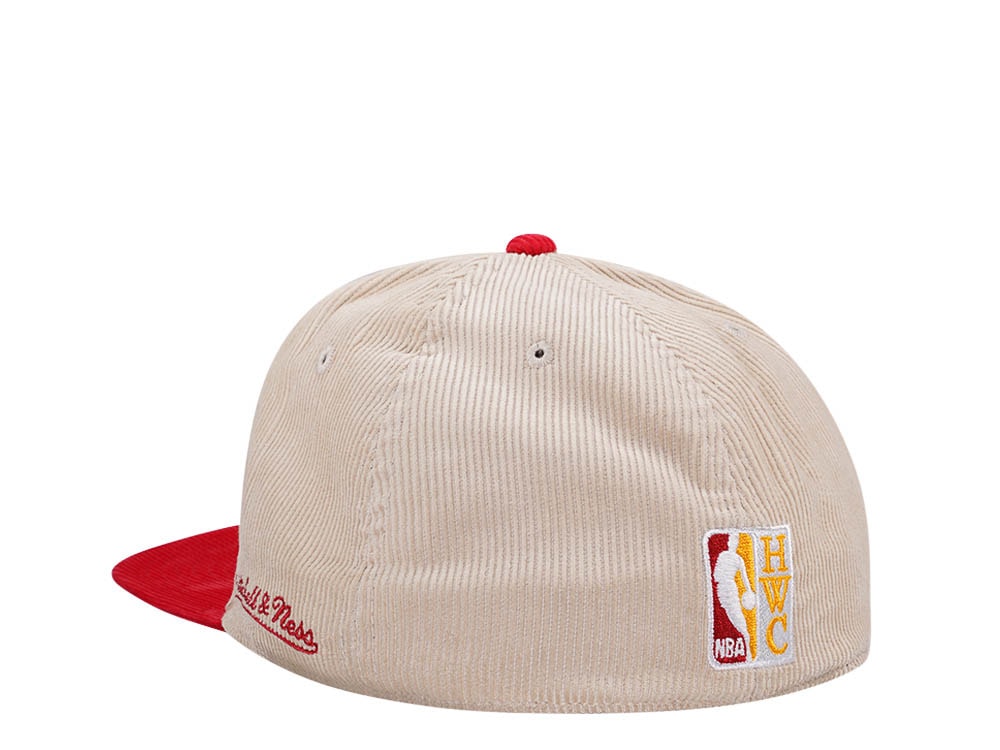 Mitchell & Ness Atlanta Hawks All Star 2003 Two Tone Hardwood Classic Cord Edition Dynasty Fitted Cap