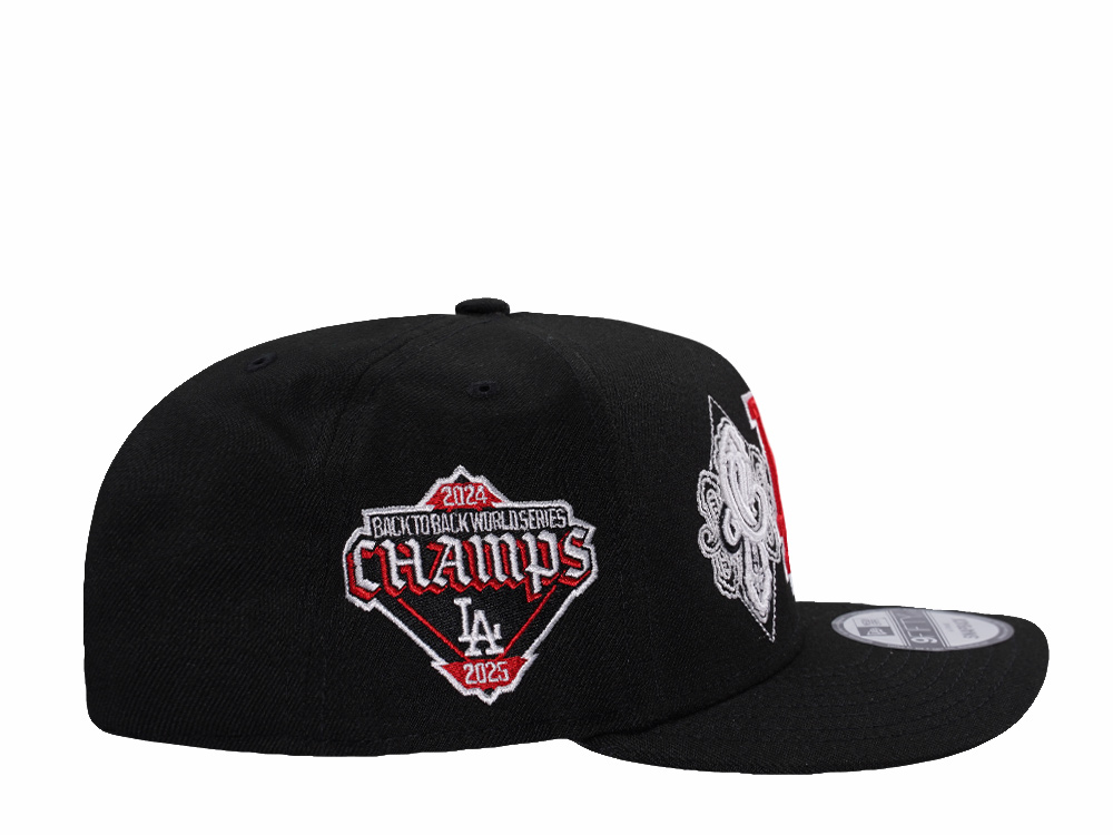 New Era Los Angeles Dodgers World Series Champions 2025 Black Prime Edition 9Fifty A Frame Snapback Cap