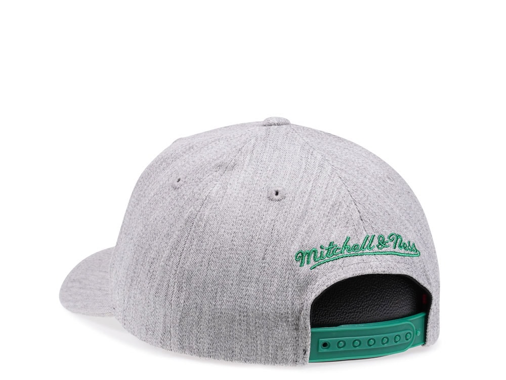 Mitchell & Ness Boston Celtics Heather Red Line Flex Snapback Cap