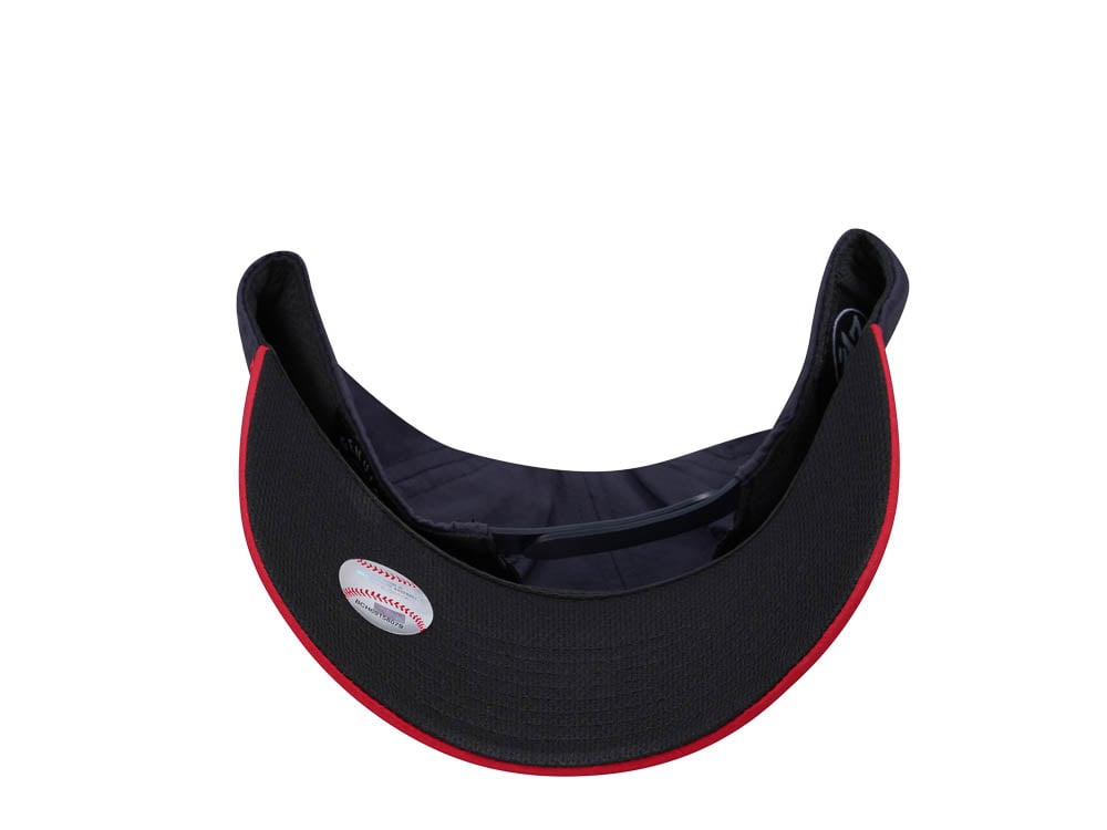 47Brand Boston Red Sox Navy Brrr MVP Snapback Cap