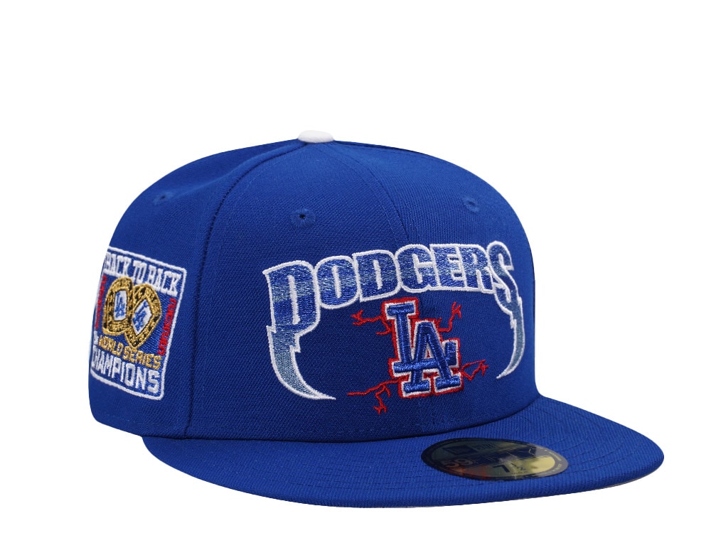 New Era Los Angeles Dodgers Back to Back Champions v Prime Edition 59Fifty Fitted Cap