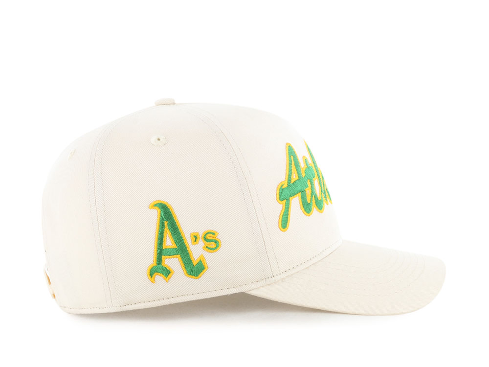 47 Brand Oakland Athletics Cooperstown Brushmark Natural Hitch Snapback Cap