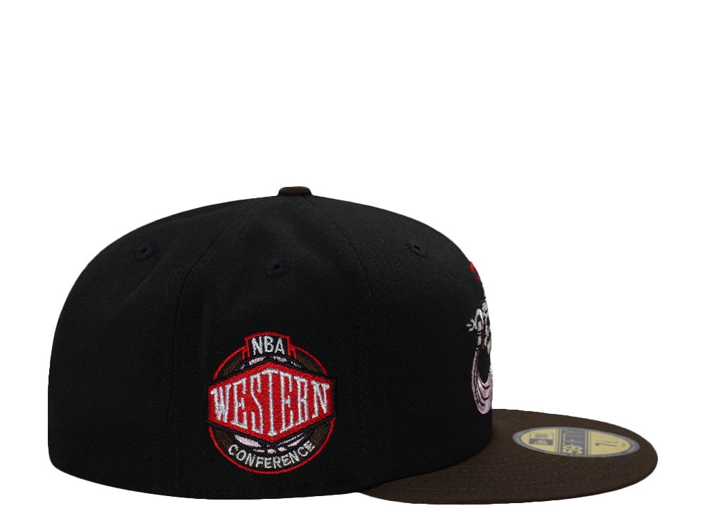 New Era Houston Rockets NBA Western Conference Black Two Tone Edition 59Fifty Fitted Cap