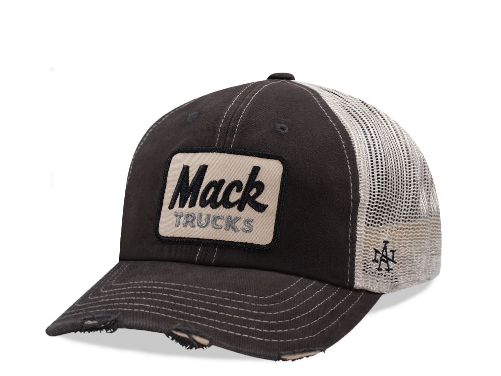 American Needle Mack Trucks Black Orville Edition Trucker Snapback Cap