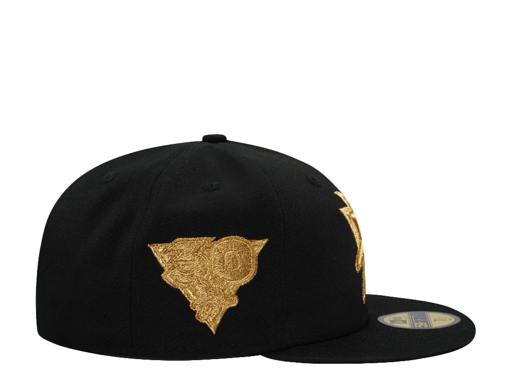 New Era San Jose Sharks 30th Anniversary 24K Black Prime Edition 59Fifty Fitted Cap