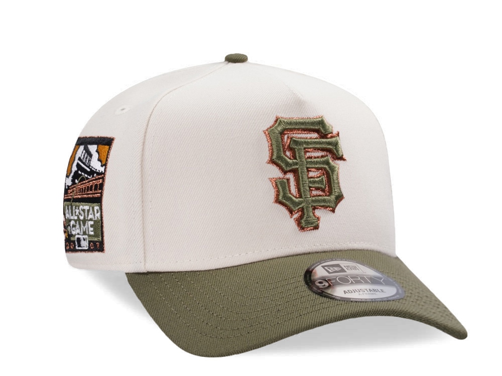 New Era San Francisco Giants All Star Game 2007 Cream Two Tone Edition 9Forty A Frame Snapback Cap