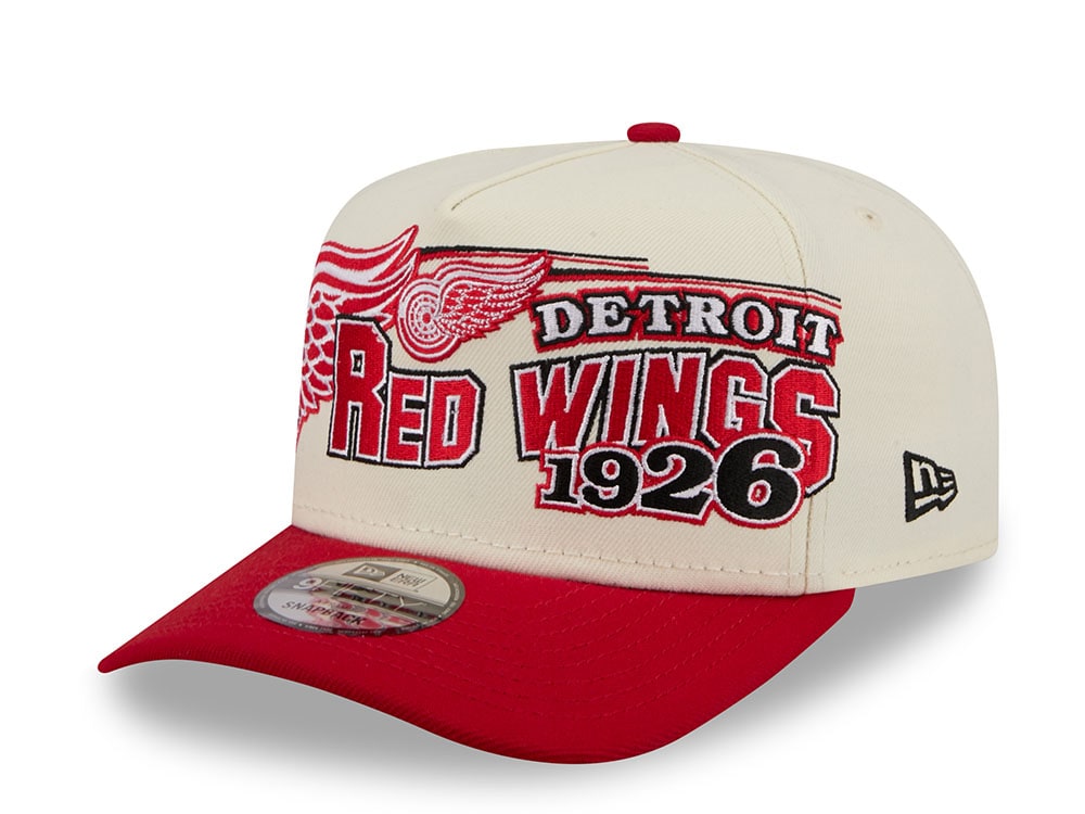 New Era Detroit Red Wings Classic Logo Two Tone Edition 9Fifty A Frame Snapback Cap