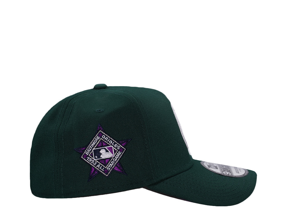 New Era Baltimore Orioles All Star Game 1993 Dark Green Prime Edition 9Forty A Frame Snapback Cap