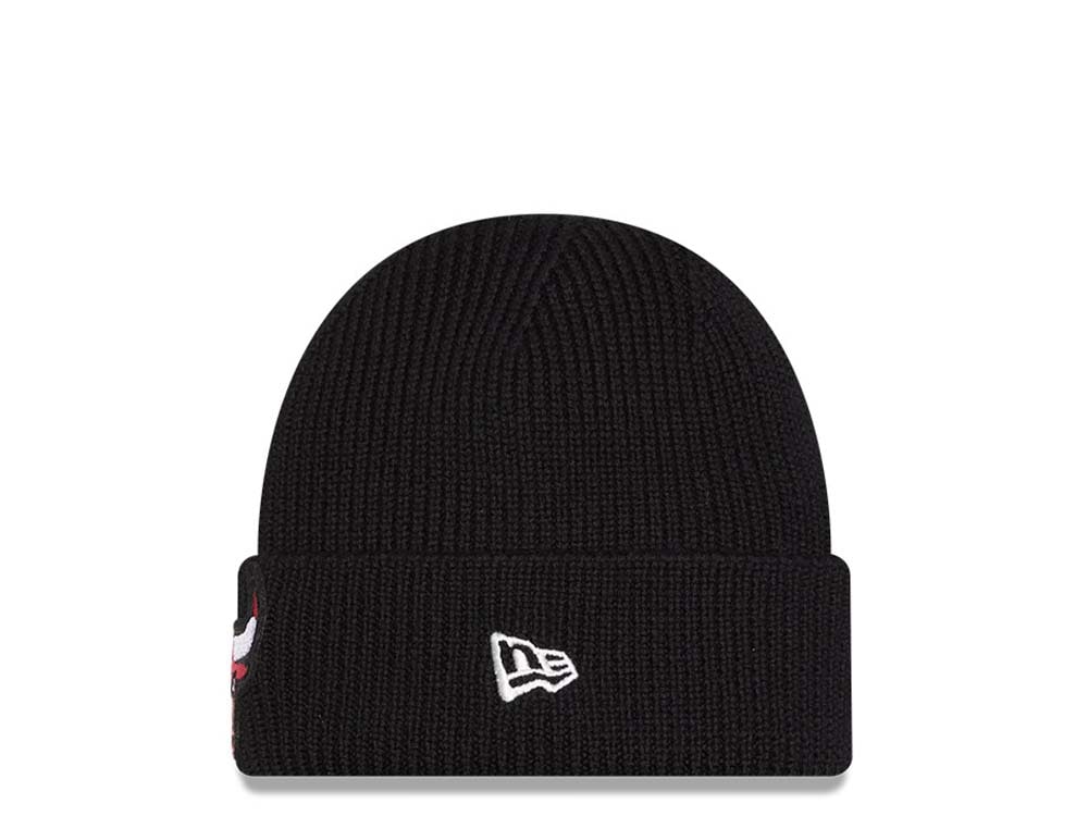 New Era Chicago Bulls Skull Knit Black Mössor