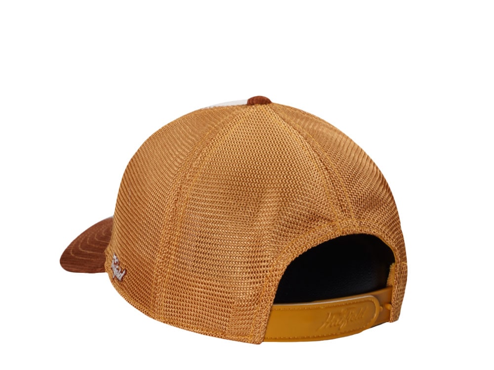 Hatfield Original Bison Ivory Brown Trucker Snapback Cap