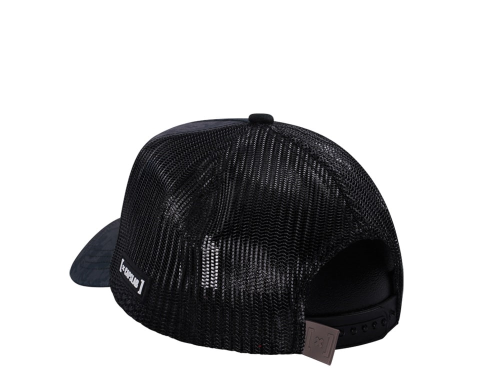 Capslab Disney Mickey Mouse Black Grey Trucker Snapback Cap