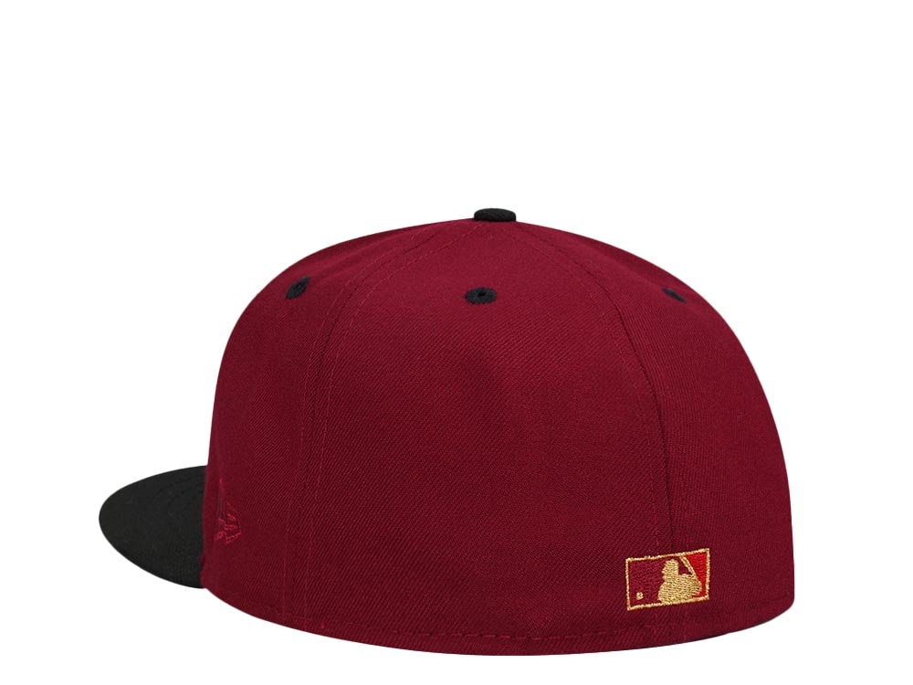 New Era Washington Nationals Stadium Anniversary Smooth Red Two Tone Throwback Edition 59Fifty Fitted Cap