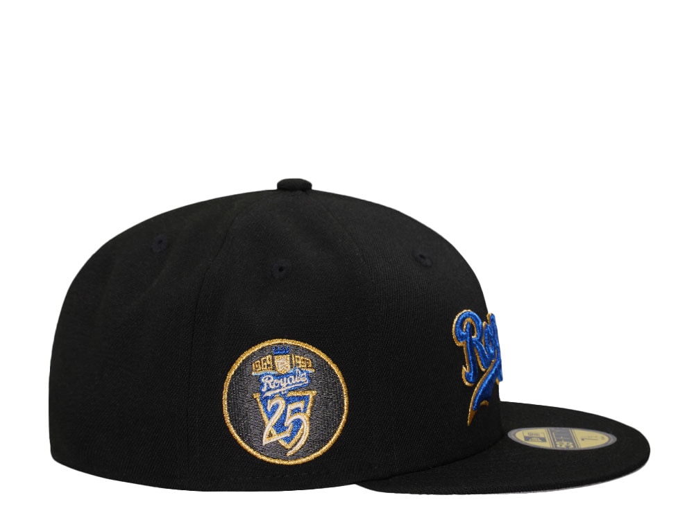 New Era Kansas City Royals 25th Anniversary Black Edition 59Fifty Fitted Cap