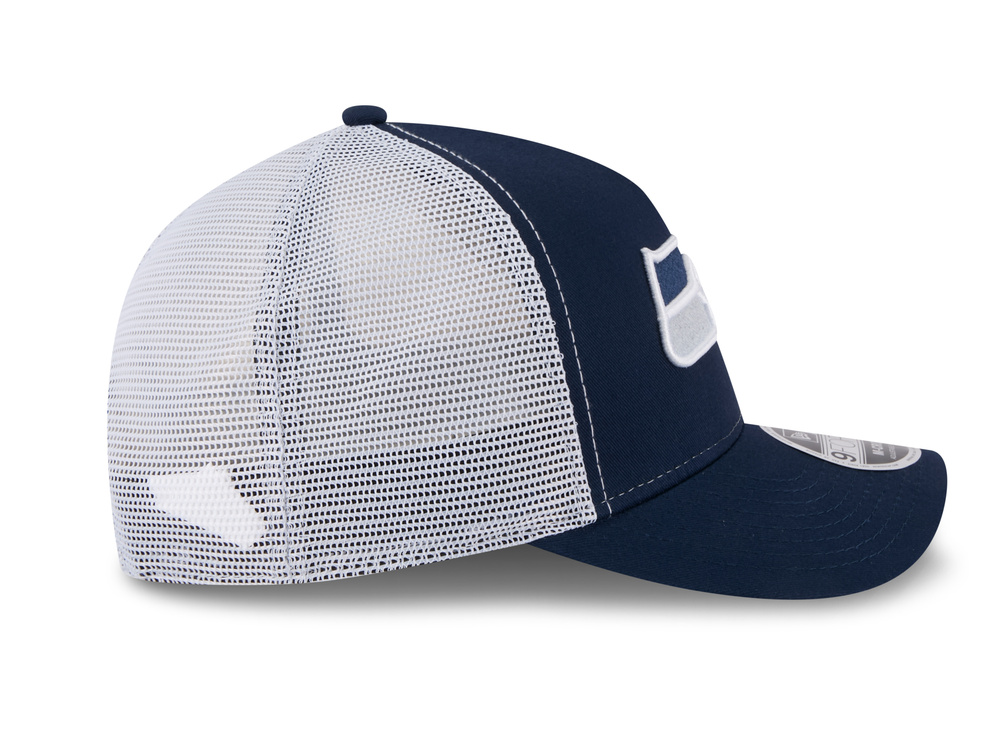 New Era Seattle Seahawks Official Team Color Edition 9Forty M Crown A Frame Trucker Snapback Cap
