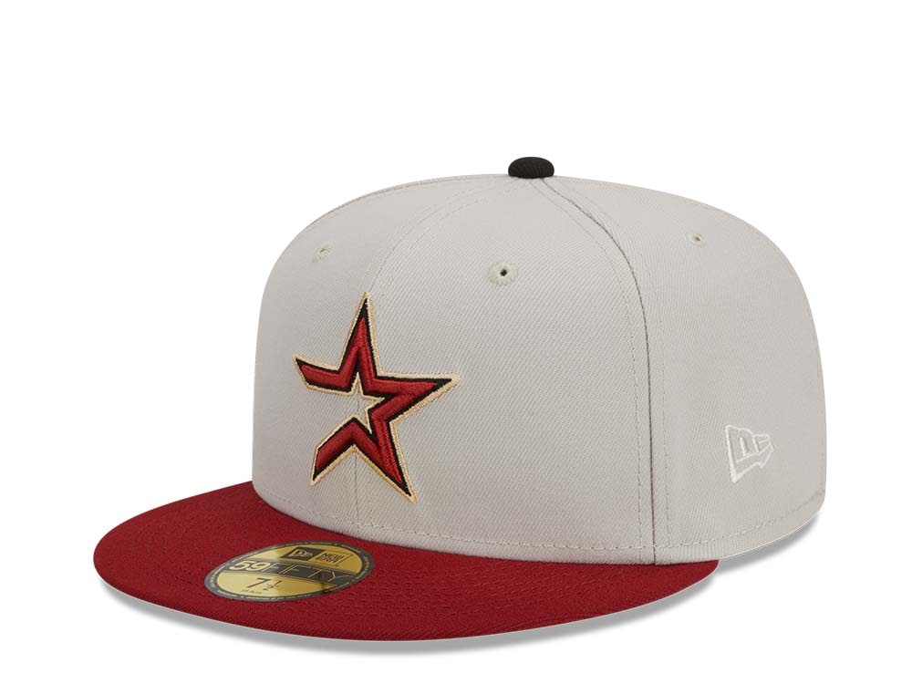 New Era Houston Astros Farm Team Stone Throwback Two Tone Edition 59Fifty Fitted Cap