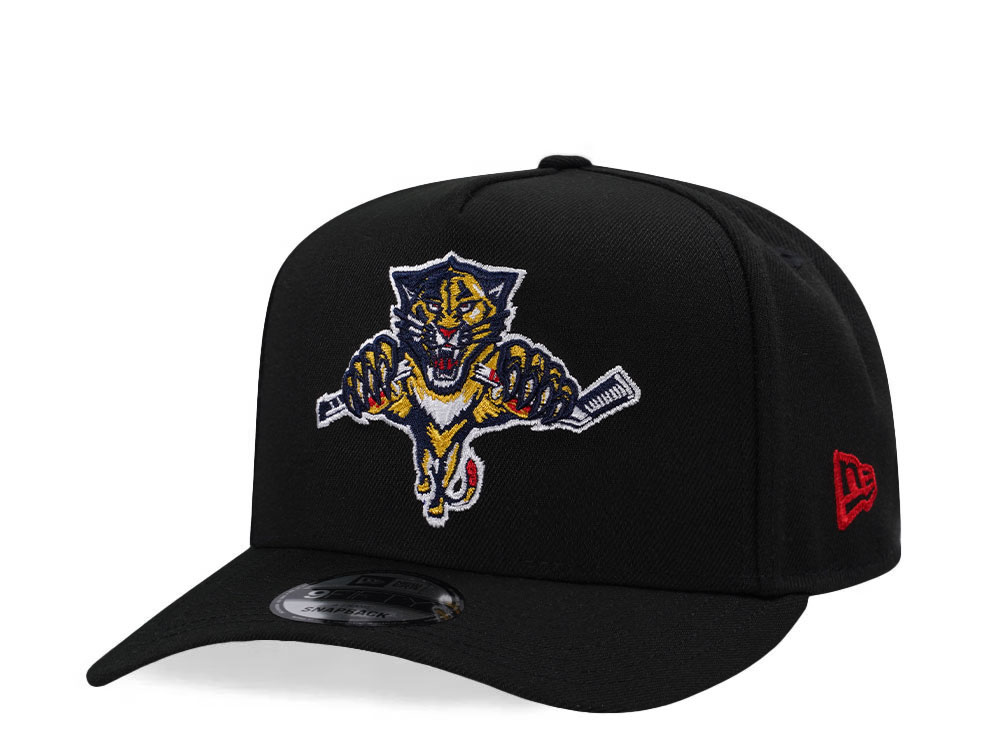 New Era Florida Panthers Black Classic Edition 9Fifty A Frame Snapback Cap