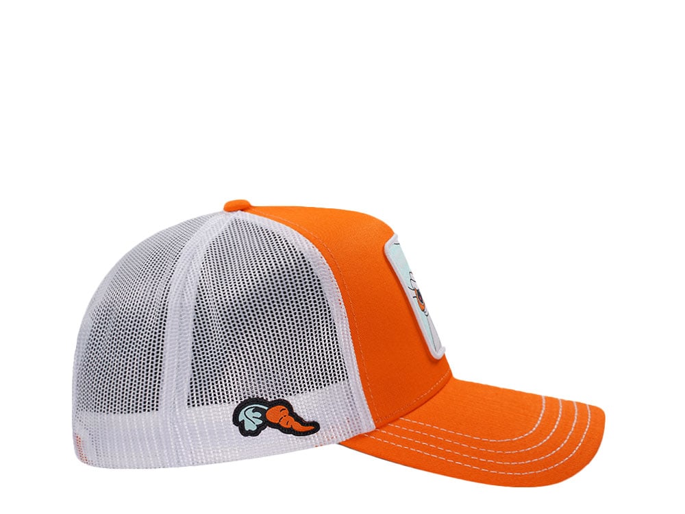 Capslab Looney Tunes Bugs Bunny Orange Trucker Snapback Cap