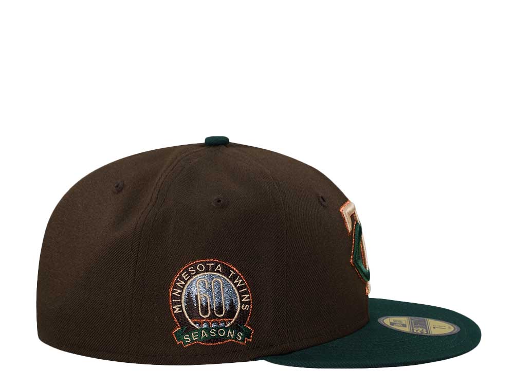 New Era Minnesota Twins 60 Season Forest Two Tone Edition 59Fifty Fitted Cap