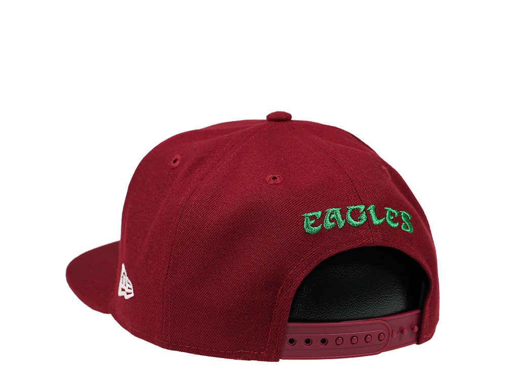 New Era Philadelphia Eagles Red Throwback Edition 9Fifty Snapback Cap