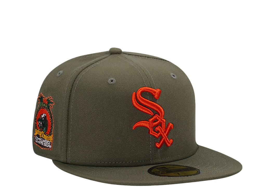 New Era Chicago White Sox Spring Training 1996 Olive Prime Edition 59Fifty Fitted Cap