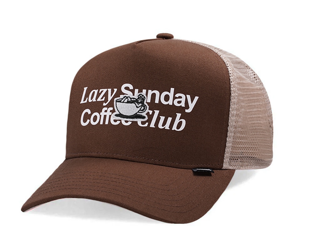 Djinns HFT Guy in a Cup Dark Brown Trucker Snapback Cap