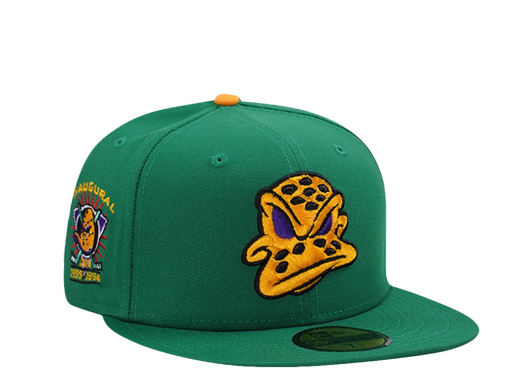 New Era Anaheim Ducks Inaugural Season Kelly Green Prime Edition 59Fifty Fitted Cap