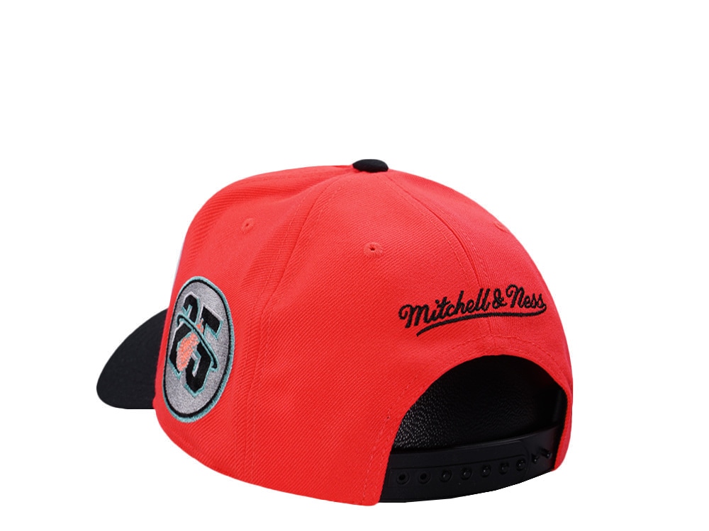 Mitchell & Ness Miami Heat NBA In The City Neon Orange Edition Pro Pinch Fit Snapback Cap