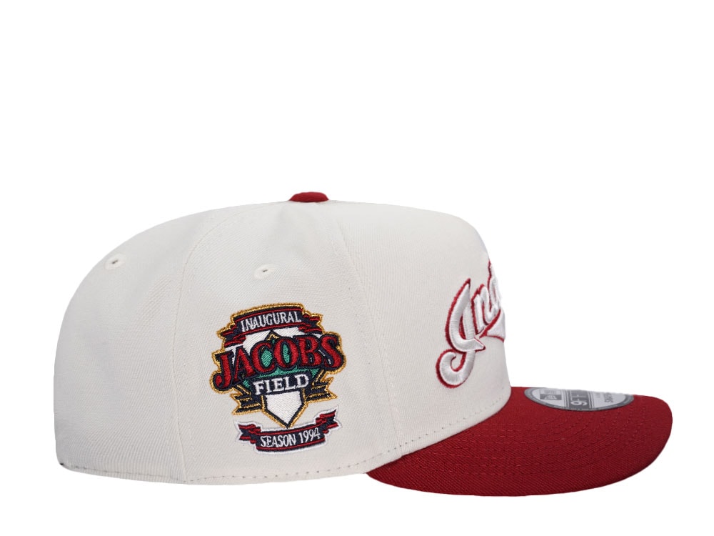 New Era Cleveland Indians Inaugural Season 1994 Chrome Two Tone Edition A Frame 9Fifty Snapback Cap